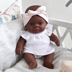 Puppe Mädchen - Afrikanerin 21 cm