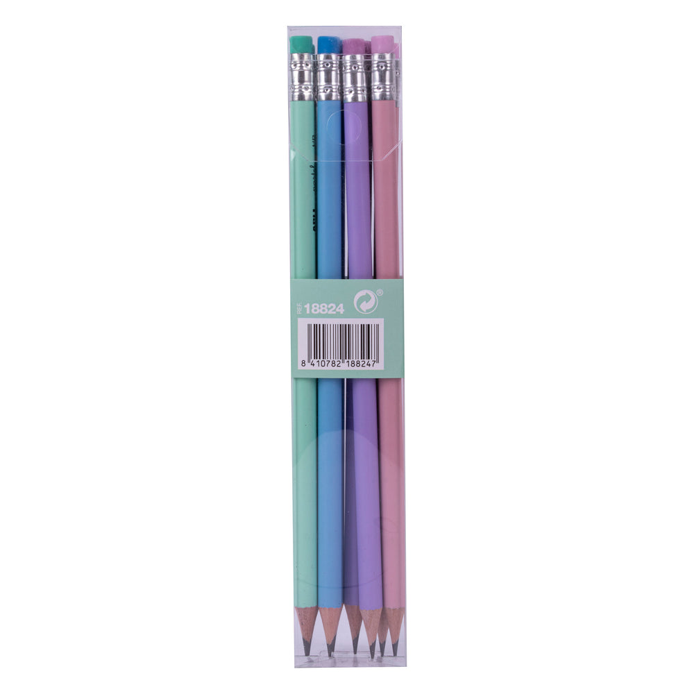 Bleistiftset mit Radiergummi Nordik Collection – 8 Stück - Tublu.de