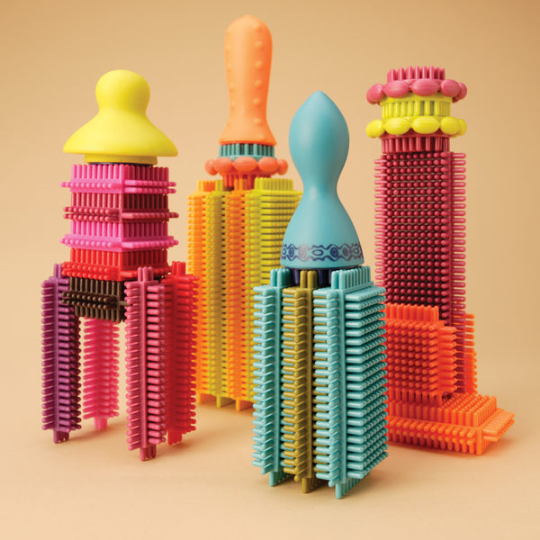 Stachelblöcke in einer Tasche – Bristle Block Stackadoos - Tublu.de