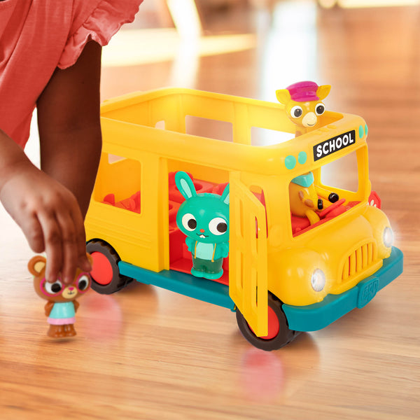Musikalischer Schulbus mit fröhlichen Passagieren – Bonnie's School Bus