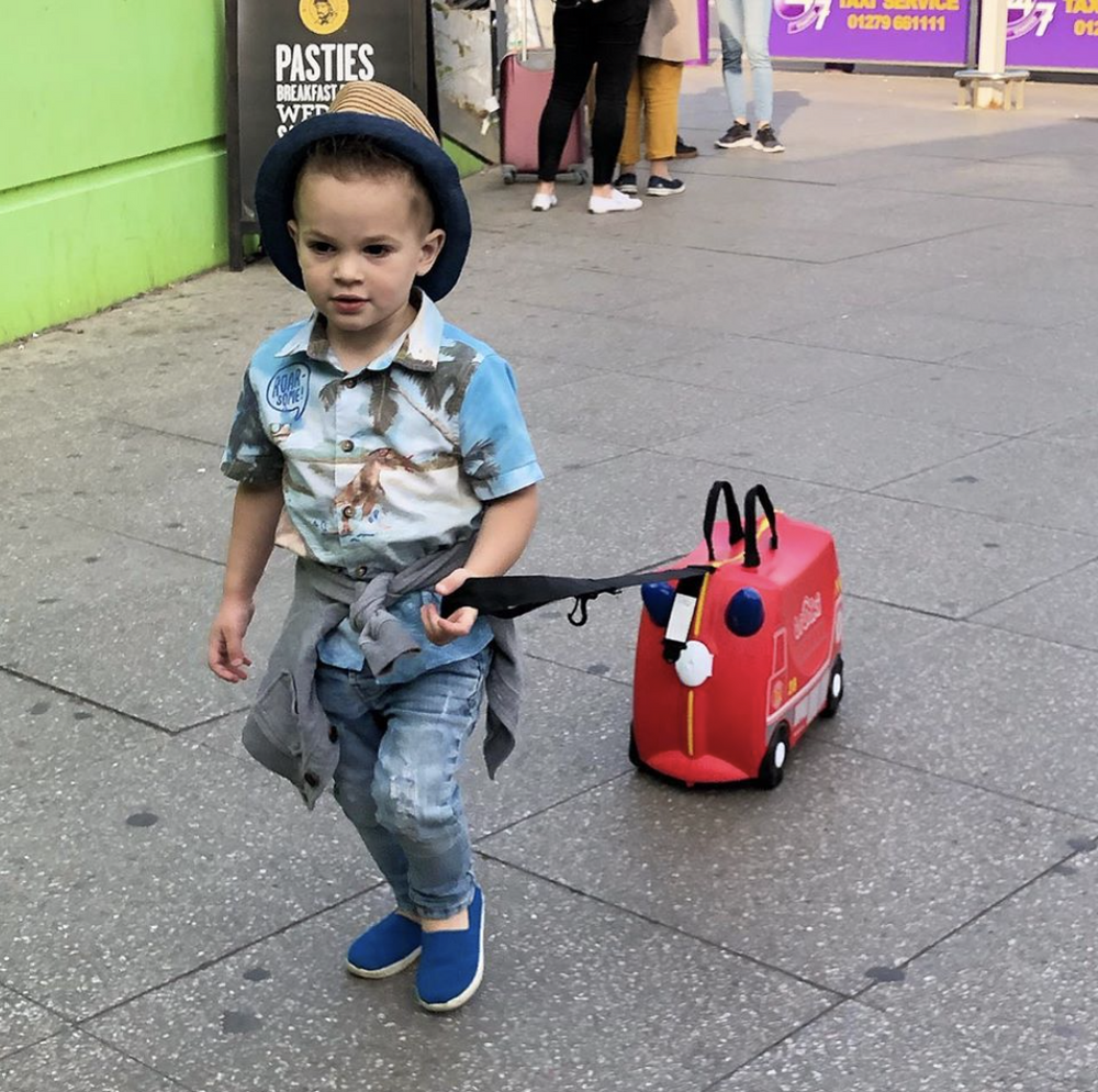 Kinderkoffer – Feuerwehrauto Frank