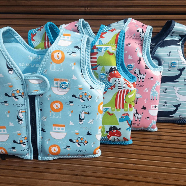 Schwimmweste Go Splash – Schwimmweste ohne Auftriebsregulierung zum Schwimmenlernen S 1-2 Jahre Arka Niny