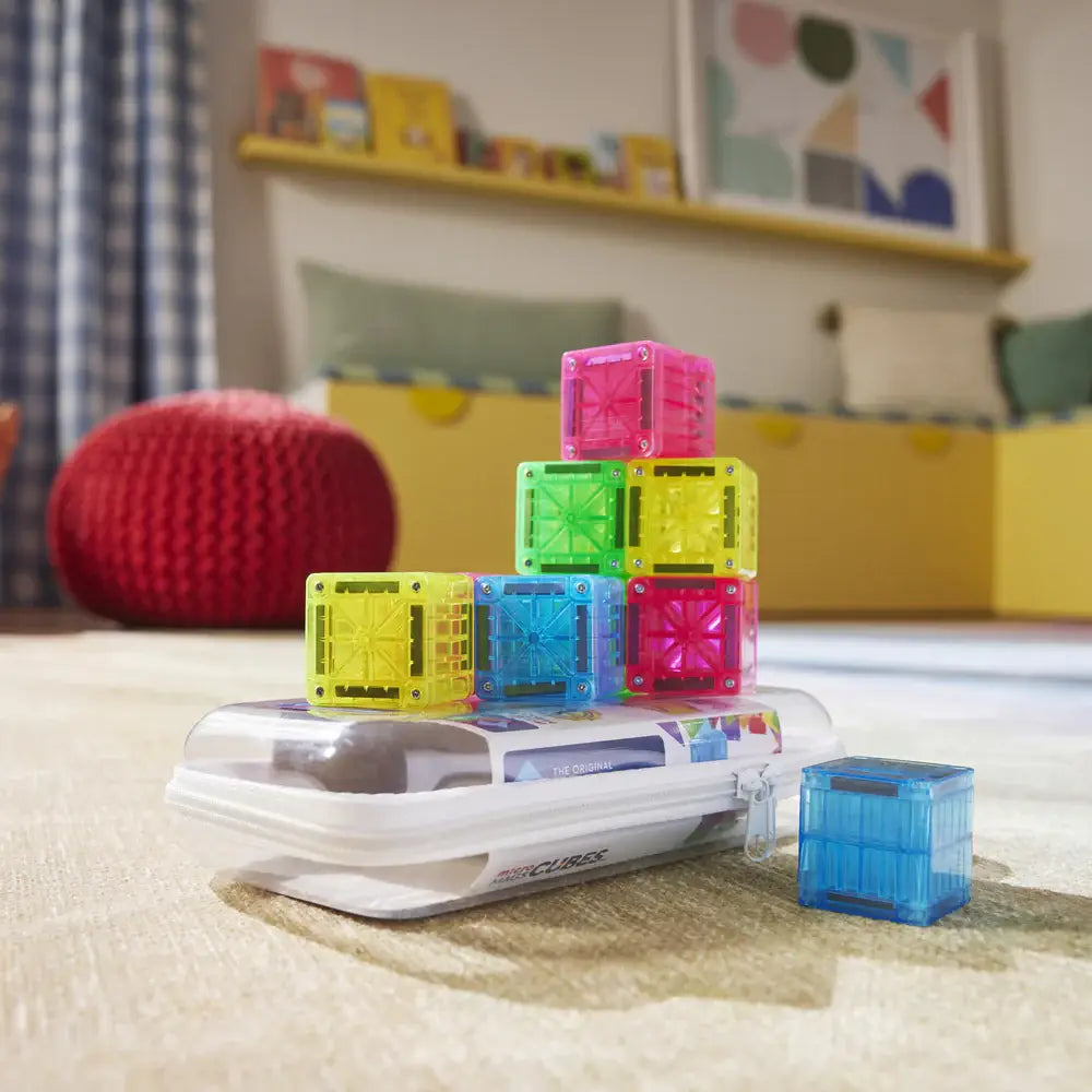 Magnetbausteine – microMAGS Cubes, 9-teilig