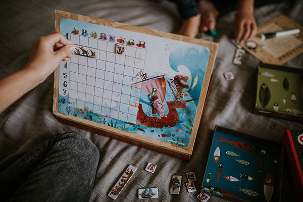 Magnetisches Spiel Schiffe