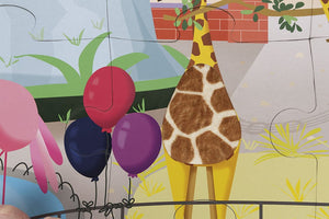 Sinnes-Puzzle – Ausflug in den Zoo