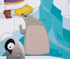 Puzzle sensoryczne Janod - Lodowa kraina - Tublu.de