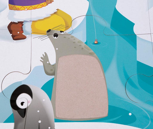 Puzzle sensoryczne Janod - Lodowa kraina - Tublu.de