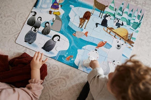 Puzzle sensoryczne Janod - Lodowa kraina - Tublu.de