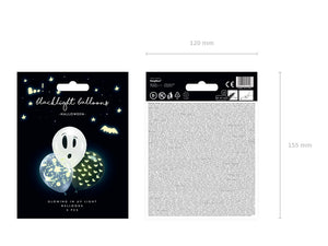 UV-Ballons – BOO! 27 cm Mix