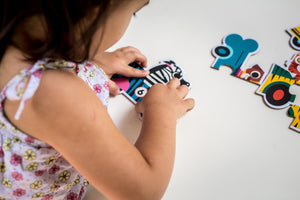 Puzzle Duo Djeco dla najmłodszych - Wyścigówki - Tublu.de