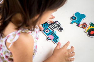 Puzzle Duo Djeco dla najmłodszych - Wyścigówki - Tublu.de