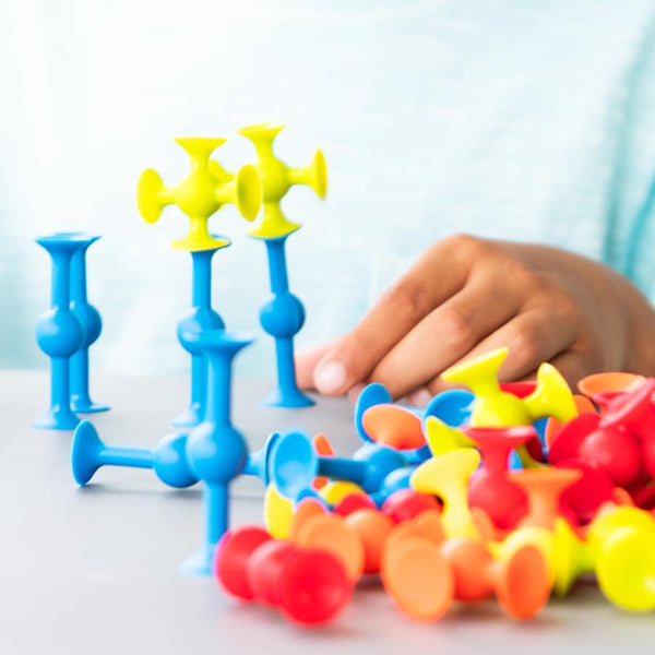Mini-Saugnapf-Bausteine Squigz 75 Teile