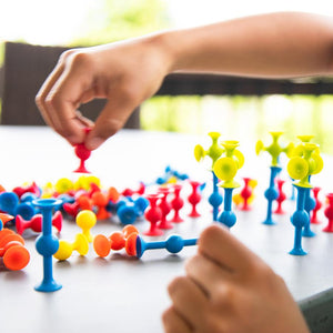 Mini-Saugnapf-Bausteine Squigz 75 Teile