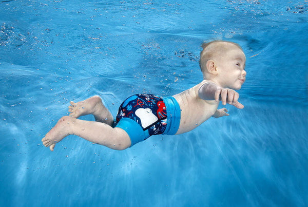 Schwimmwindel Happy Nappy 24-36 Monate Wale (XXL)