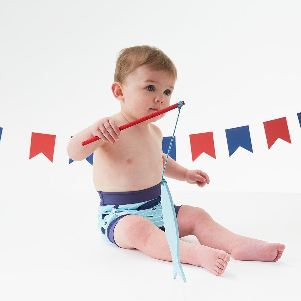 Schwimmwindel Happy Nappy 24-36 Monate Wale (XXL)