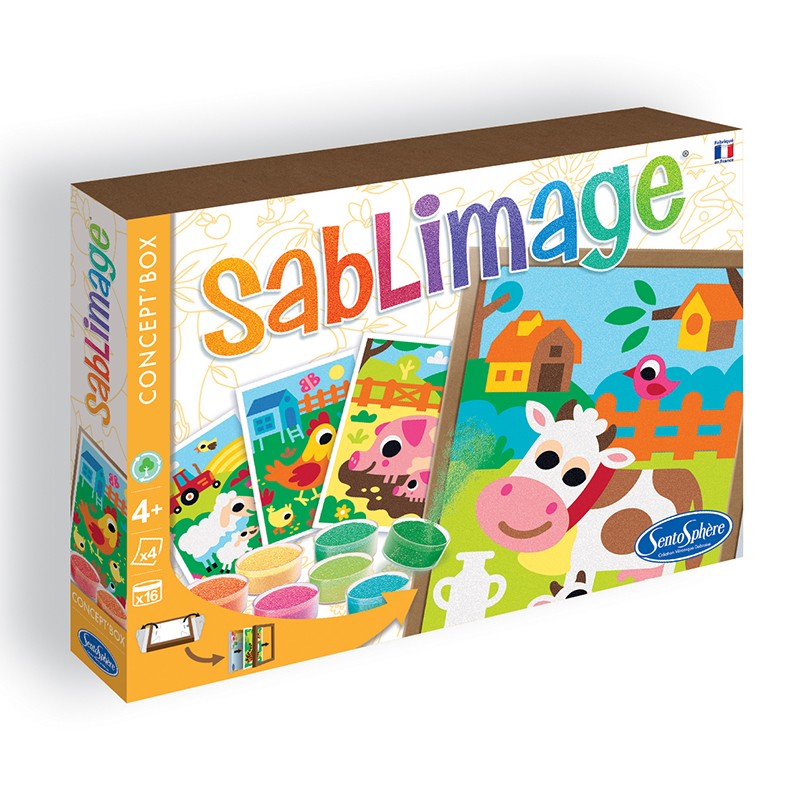 Sablimage Sandmalerei-Set – Bauernhof
