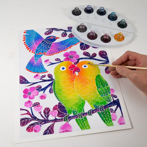 Aquarellum-Malset – Vögel