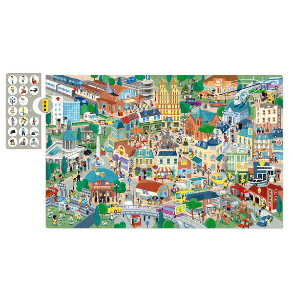 Beobachtungspuzzle – Stadt 104 Teile 5+