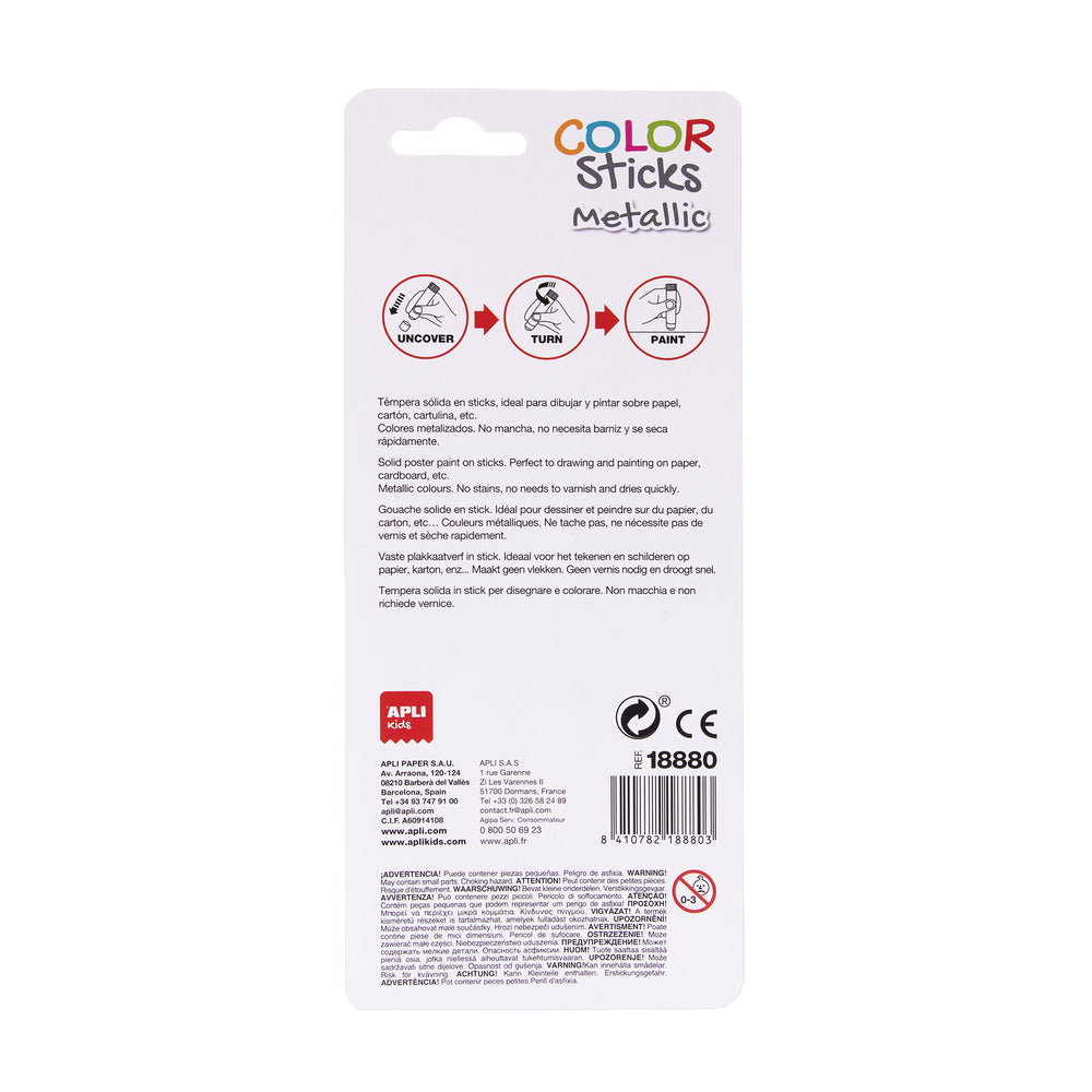 Metallic-Farben in Stiften – 2 Farben - Tublu.de