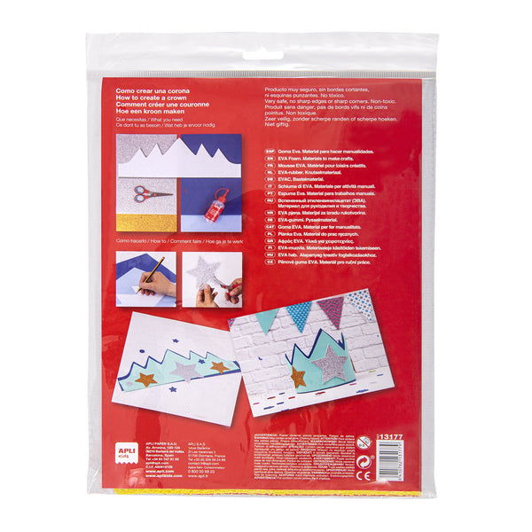 EVA-Schaumstoff in A4-Bögen – PLUSH, 4 Stück