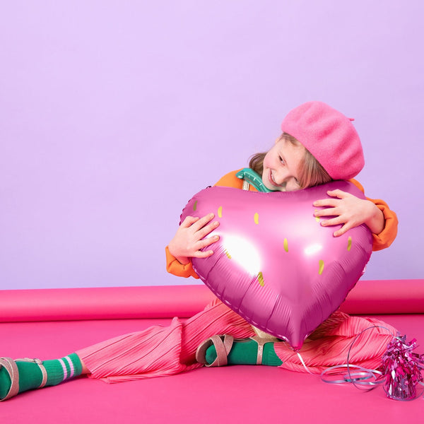 Folienballon – Erdbeere 42 x 45 cm