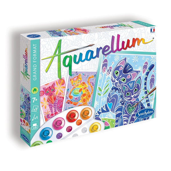 Aquarellum Malset – Katzen