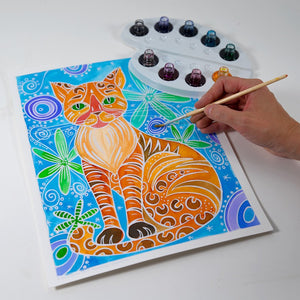 Aquarellum Malset – Katzen