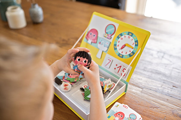 Magnetisches Puzzle Magnetibook – Ich lerne die Uhr