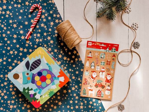Weihnachtsaufkleber – Geschenke