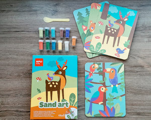 Malset mit Sand