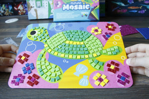Mosaik-Malset – Seepferdchen