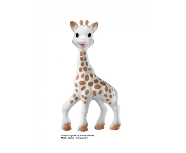 Set Sophie die Giraffe und Beißring in Elfenbeinfarbe