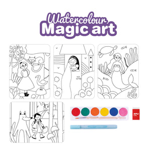 Kunstset mit Wasserfarben und Zauberstift – Magic Art