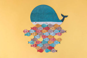 Puzzle – Wal und Fische