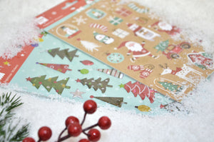Weihnachtsaufkleber – Geschenke