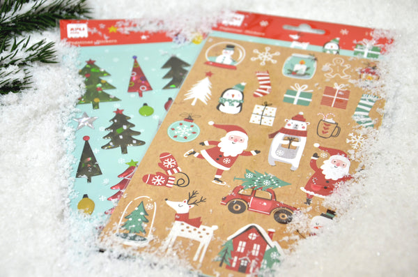 Weihnachtsaufkleber – Weihnachtsbäume