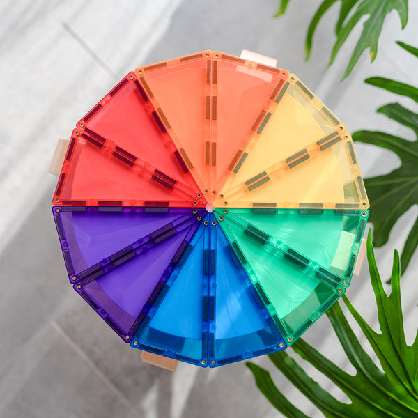 Magnetbausteine – Rainbow Geometry Pack 30 Teile - Tublu.de
