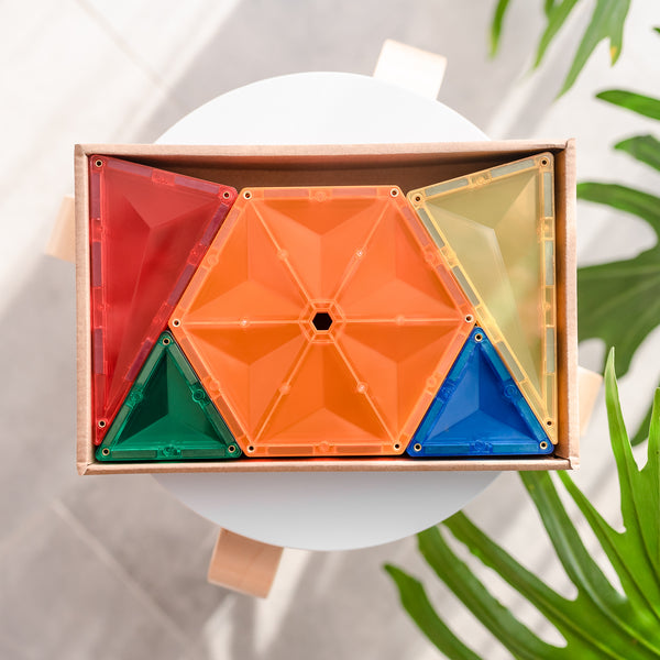 Magnetbausteine – Rainbow Geometry Pack 30 Teile - Tublu.de