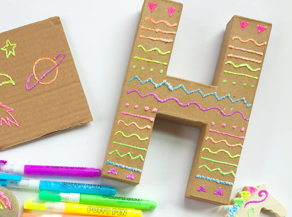 Magic Puffy 3D Marker Set – Neonfarben