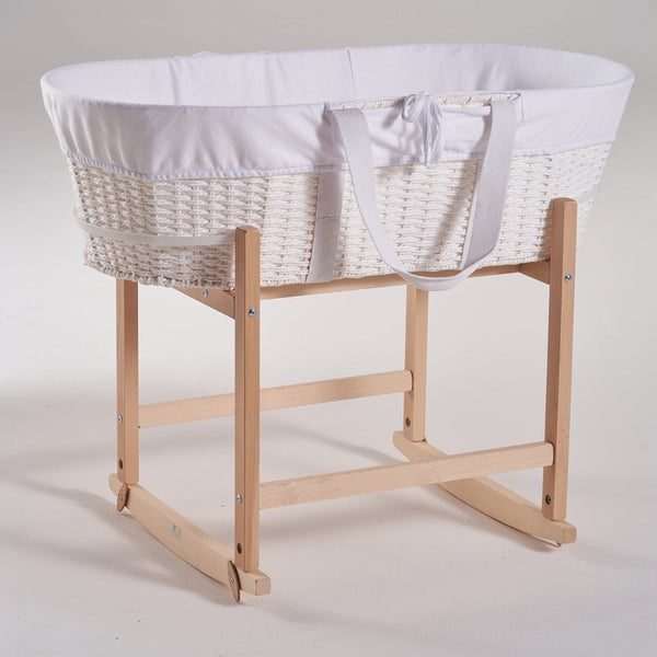 Schaukelgestell für Moseskorb – Rockingbaby Naturholz