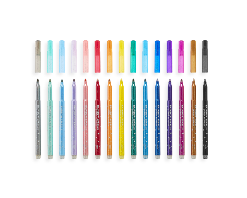 Glitzernde Filzstifte – Rainbow Sparkle