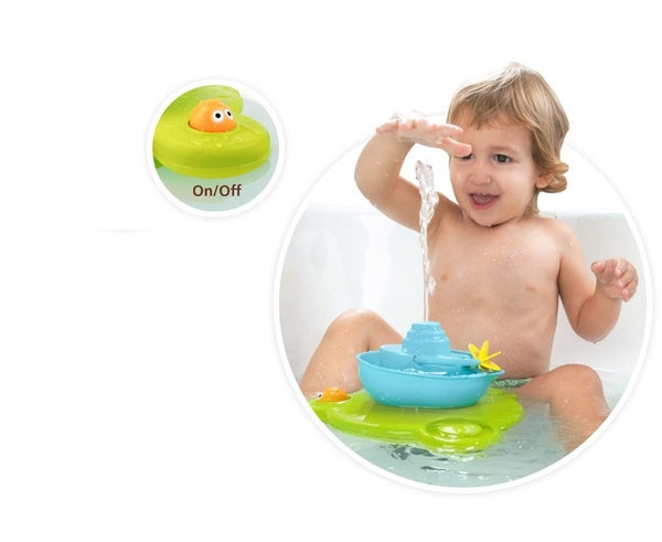Badespielzeug – Springbrunnen mit Booten