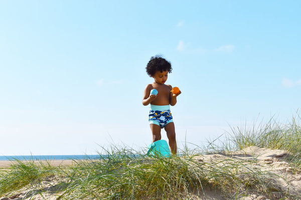 Schwimmwindel Happy Nappy DUO 12-24 Monate Flugzeuge (XL)