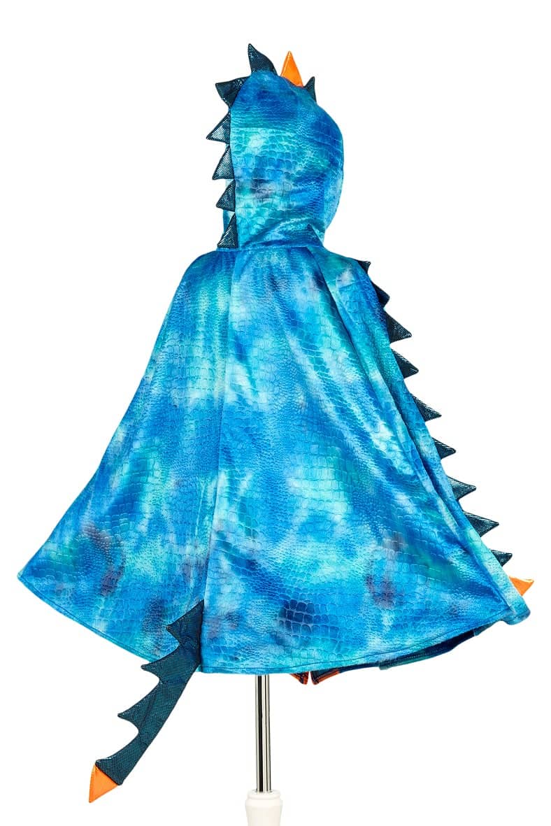 Kostüm - Blauer Drachenumhang 4-7 Jahre