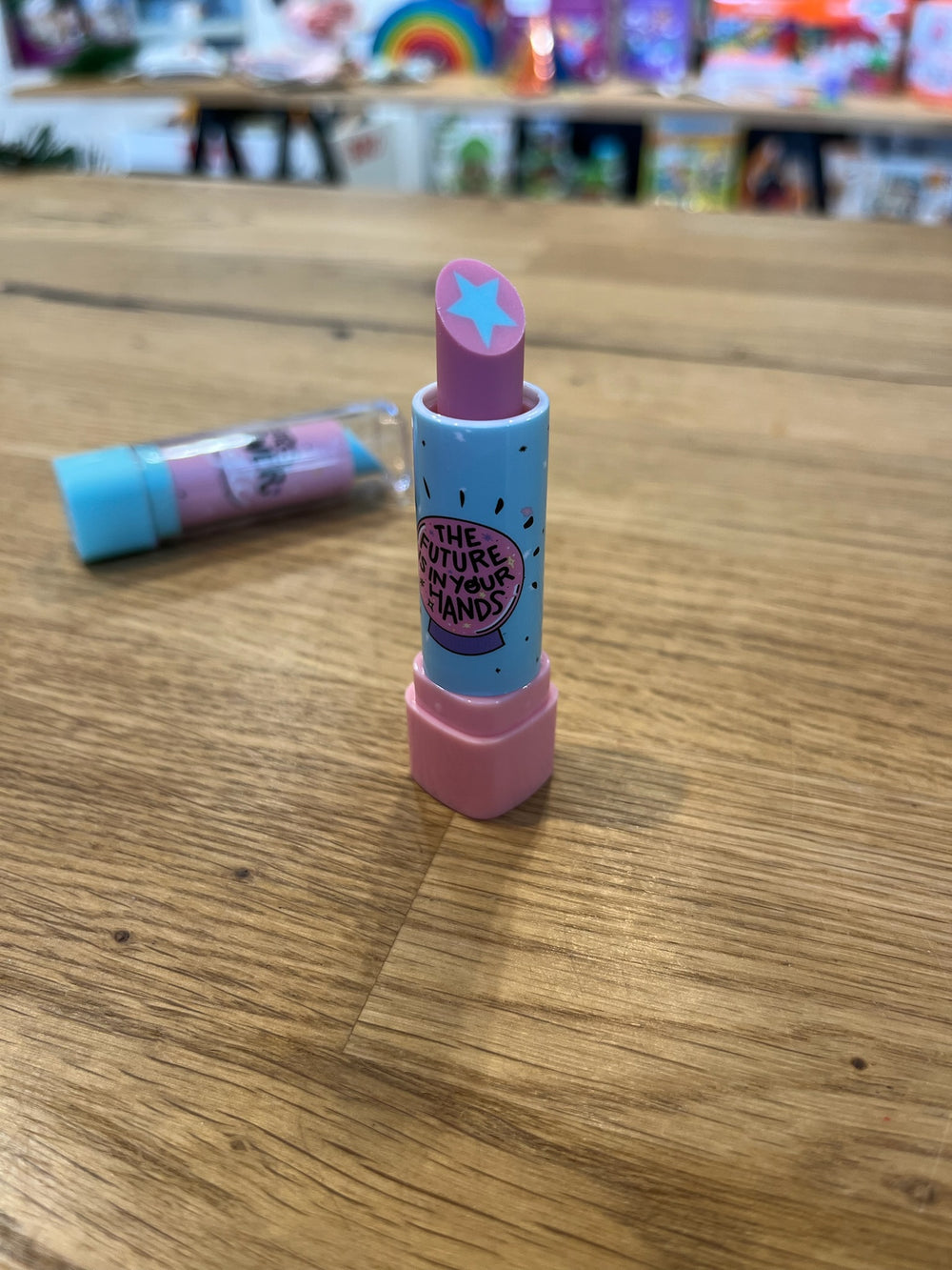 Radiergummi in Form eines Lippenstifts – Stern