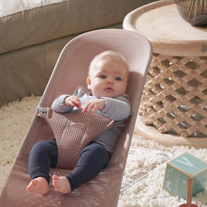 Babywippe BLISS MESH - Dunkelrosa