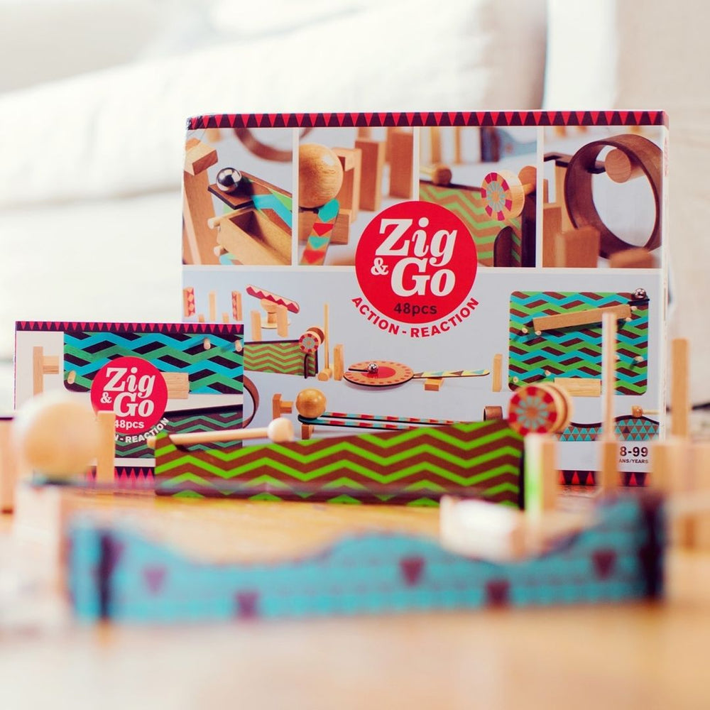 Zig&Go-Bahnbau-Set  - 48 Teile