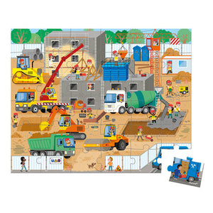Puzzle im Koffer Made in France – Baustelle 36 Teile 4+