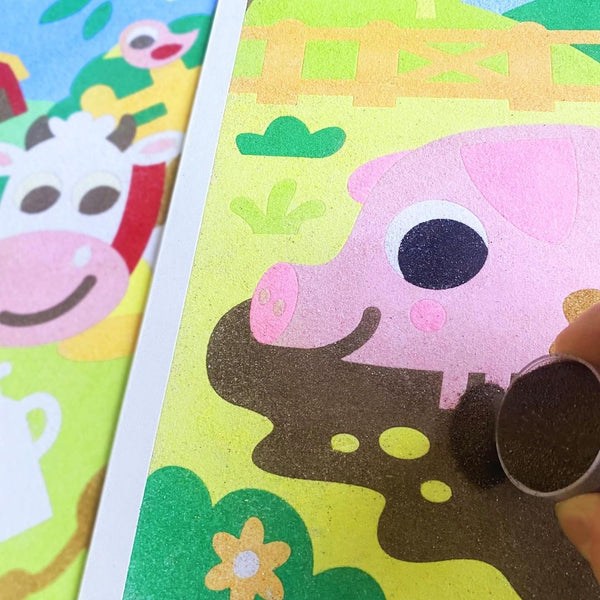 Sablimage Sandmalerei-Set – Bauernhof