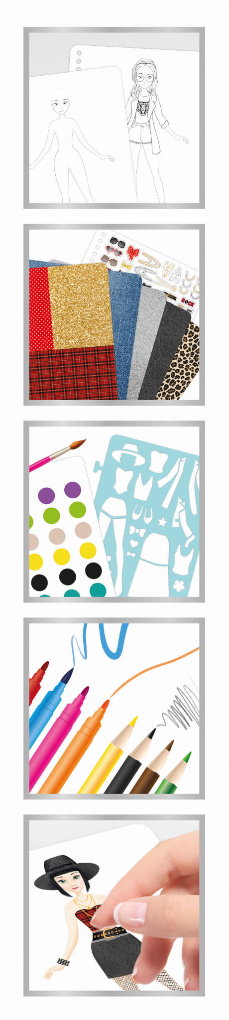 Design Skizzenbuch - Rock Outfits - Tublu.de